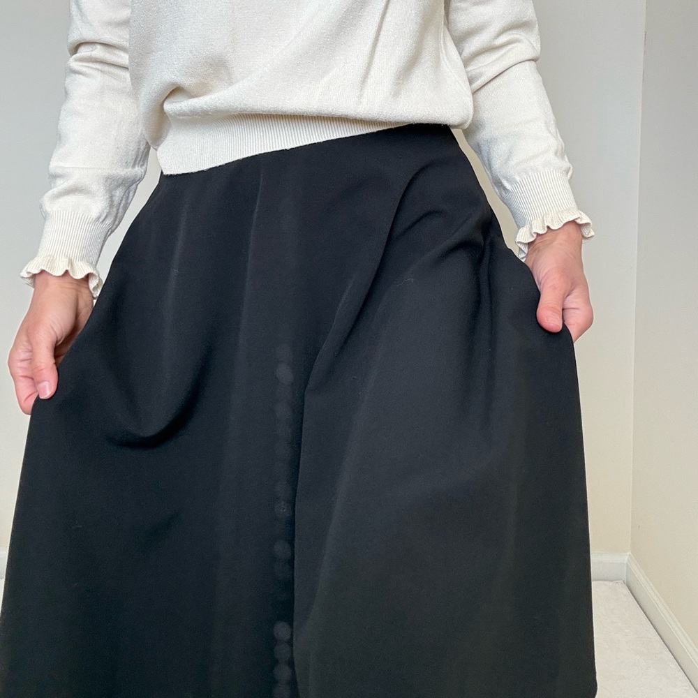 RockSteady Black Midi Skirt - Picture 3 of 6